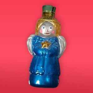 Avon Christmas Light Cover - Glass Angel Avon Gift Collection - NEW/Box Vintage